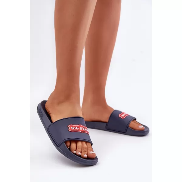  Papuci dama BIG STAR OO274039 ALBASTRU Pantofi Big Star 