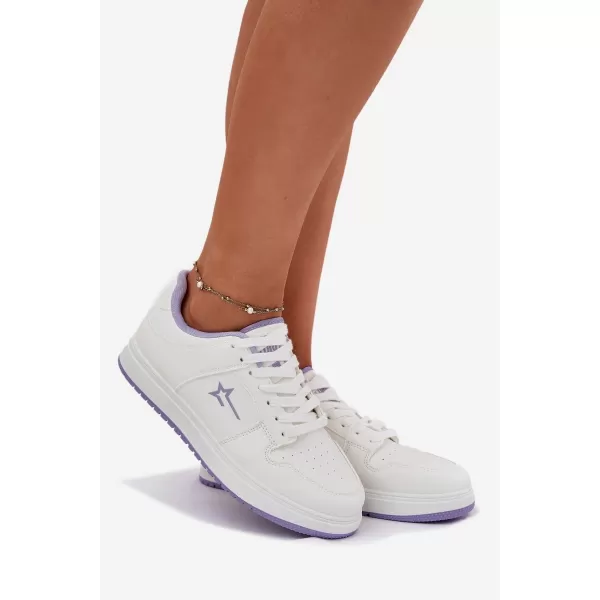  Adidași de damă BIG STAR RR274A245 WHITE/PURPLE Pantofi Big Star 