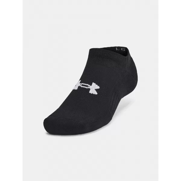  Șosete UNDER ARMOUR UNISEX UA TC NO SHOW (3 PÁRY) 1386313-001 NEGRU 