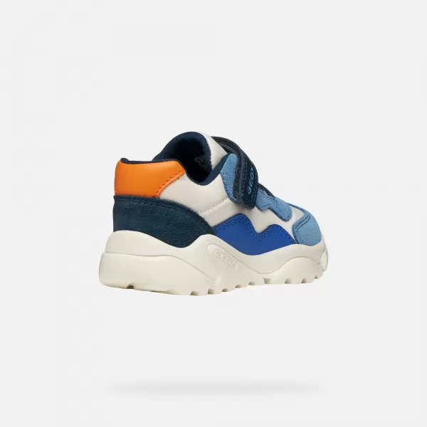  Adidași pentru băieți GEOX CIUFCIUF B455RB0FU22C0652 ALBASTRU 