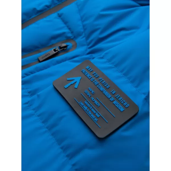  Jachetă pentru bărbați OMBRE OM-JAHP-0302 ALBASTRU 