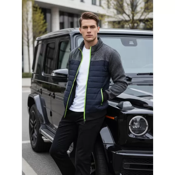  Jachetă pentru bărbați DSTREET TX4396 ALBASTRU ÎNCHIS 