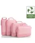 Valiză HEYS Ecotex Compression Packing Cube 4 Pc Set NISIP ROZ