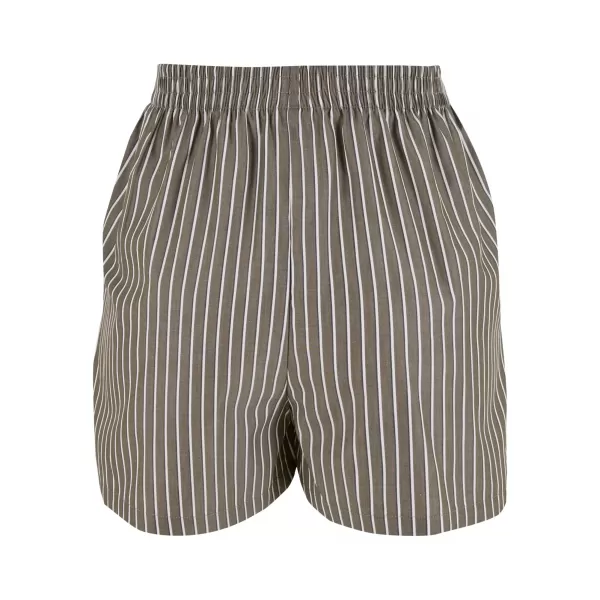  Pantaloni scurți de damă URBAN CLASSICS TB6845 MĂSLINIU/ALB 
