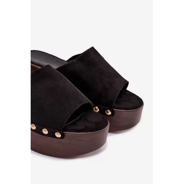  Papuci de damă BOTO HELIVINA 41628 NEGRU 