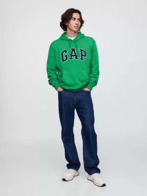 Hanorac pentru bărbați GAP FRENCH TERRY PULLOVER LOGO HOODIE 868460-09 VERDE GALANT