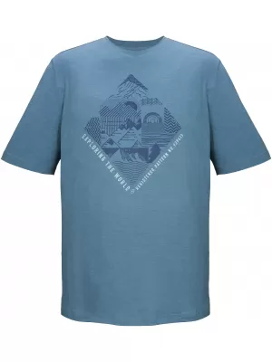 Tricou pentru bărbați KILLTEC KOS 24 43790-841 ALBASTRU