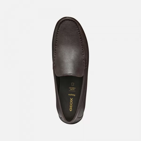  Mocasini pentru bărbați GEOX SPHERICA EC16 G002878 MARO ÎNCHIS 