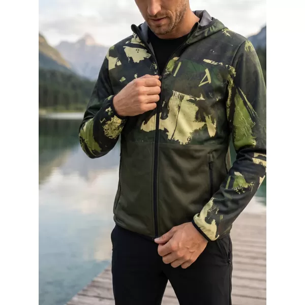 Jachetă softshell premium pentru bărbați ALTISPORT VOJ/ALM125JACK01 MASCA/GRN 