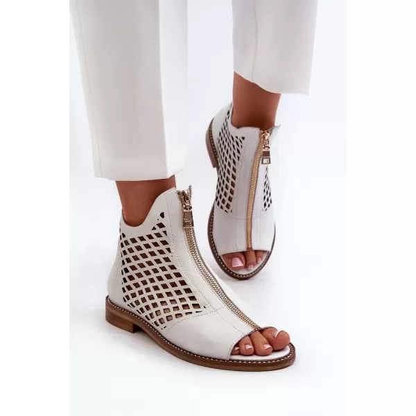  Sandale de dama ZAZOO 977/L ALB 