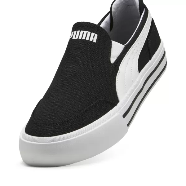  Cizme PUMA COURT CLASSIC VULC SLIPON 400216_02 PUMA NEGRU/PUMA ALB 