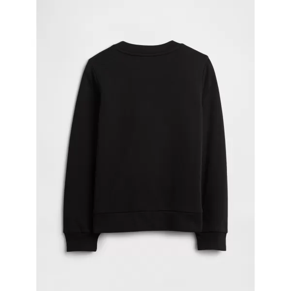  Hanorac pentru copii GAP CREW SWEATSHIRT 839149-07 MINGE DISCO ARGINTIE 