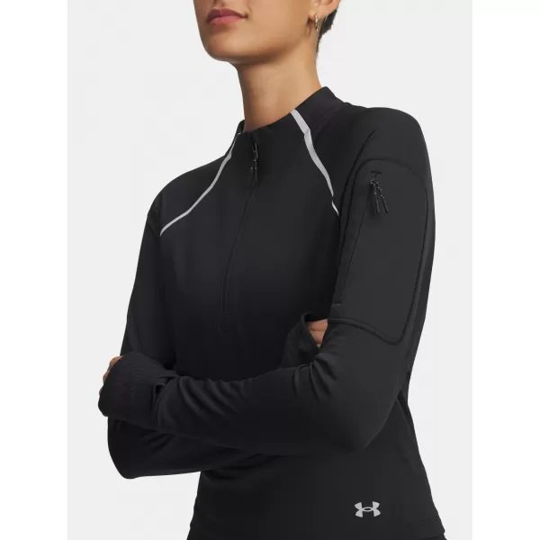 Tricou pentru femei UNDER ARMOUR UA VELOCITI PRO CW HALF ZIP 6004015-001 NEGRU 