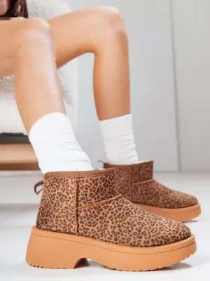 Pantofi de dama DSTREET ZY1280 CARAMEL
