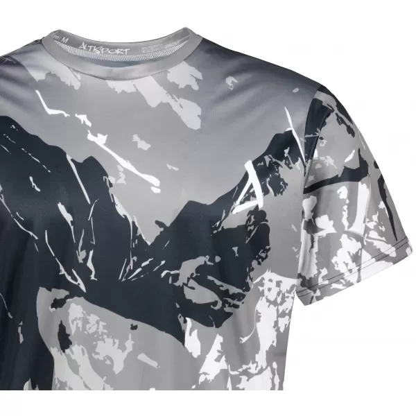 Tricou premium pentru bărbați ALTISPORT VOJ/ALM131TR01 GRI/NEGRU 