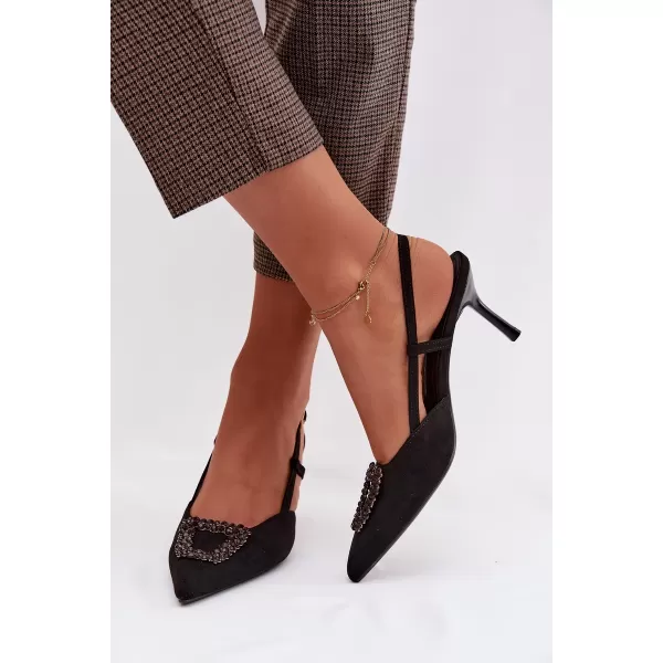  Sandale de dama BOTO ISMERIA 41661 NEGRU 