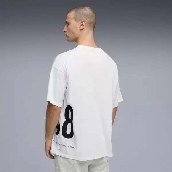  Tricou pentru bărbați PUMA M GRAPHIC OVERSIZED TEE 528528_02 PUMA ALB 