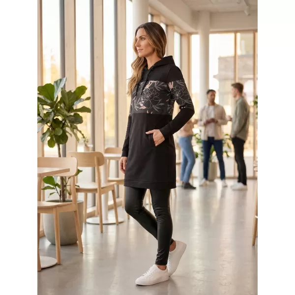  Hanorac de dama ALTISPORT HETHER NEGRU 