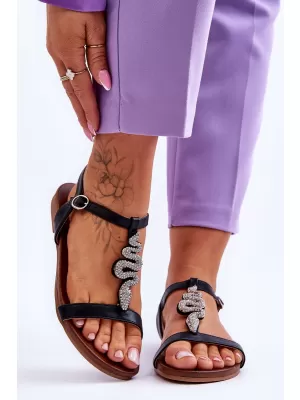 Sandale de dama S.BARSKI KV-5541-42 NEGRU