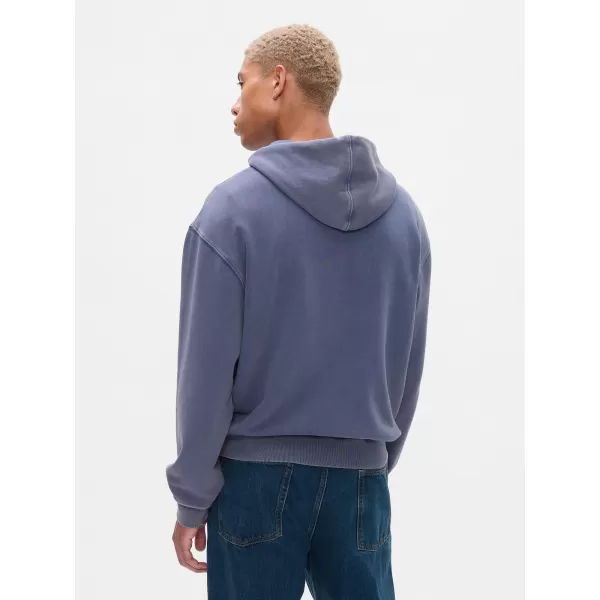  Hanorac pentru bărbați GAP LOGO HOODIE PULLOVER 646027-01 CERUL NOPTII 