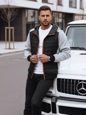 Jachetă pentru bărbați DSTREET TX4393 GRI DESCHIS