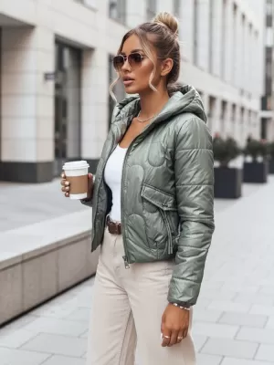 Geaca de dama DSTREET TY3712 VERDE