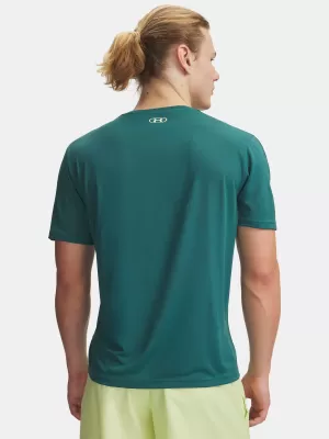Tricou pentru bărbați UNDER ARMOUR UA TECH TAPING SS 6012356-339 VERDE