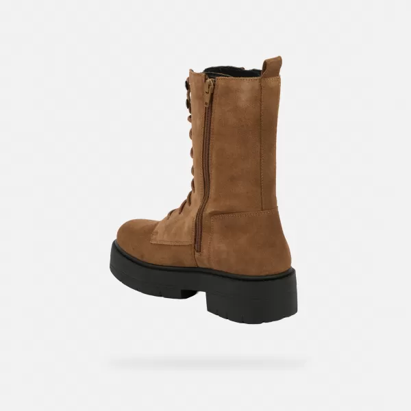  Botine de dama GEOX SPHERICA EC7 G004252 MARO 