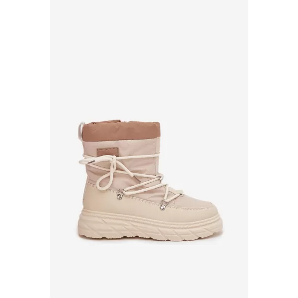  Cizme de iarna dama LEE COOPER LCJ-25-44-3931 BEJ 