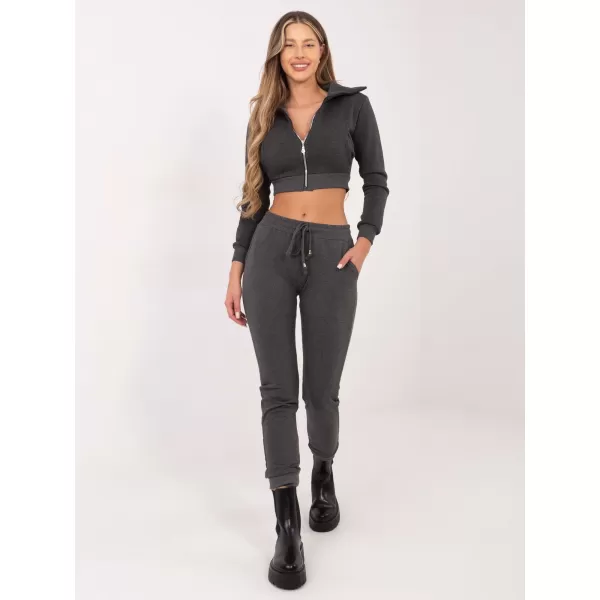  Pantaloni de trening pentru femei BASIC FEEL GOOD RV-DR-5040.09X GRI ÎNCHIS 