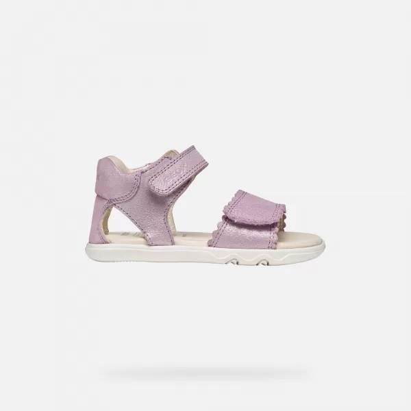  Sandale pentru fete GEOX SANDAL STEPPIEUP B656QB000CRC8020 ROZ 