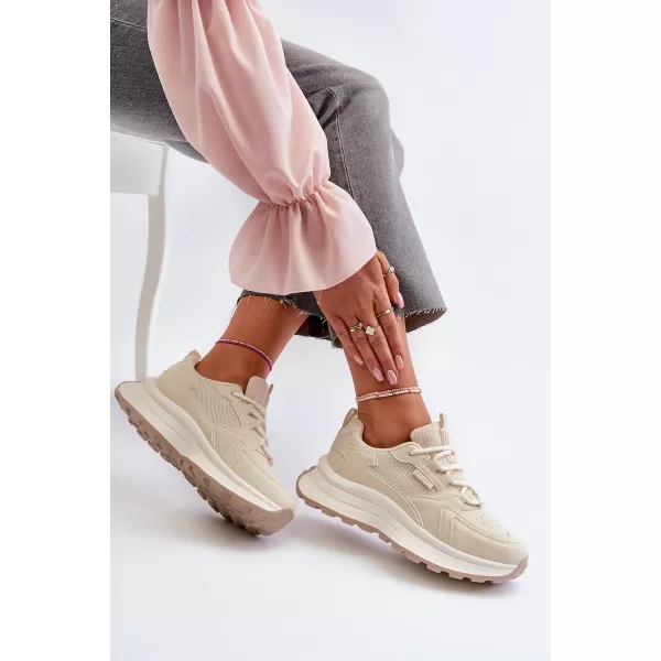  Adidasi de dama BIG STAR NN274A105 BEI Pantofi Big Star 