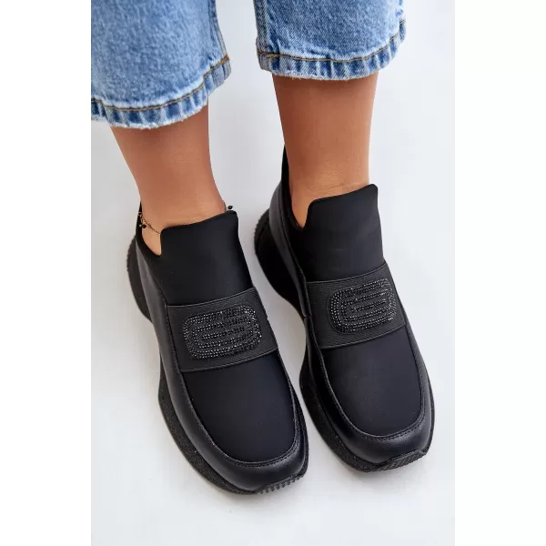  Pantofi de dama cu platforma ARTIKER 55C0035 NEGRU 