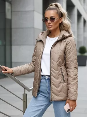 Geaca de dama DSTREET TY5609 CARAMEL