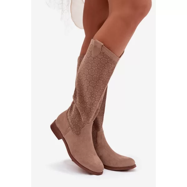  Cizme de dama S.BARSKI HY61-8022 BEJ 