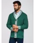 Cardigan pentru bărbați OMBRE OM-SWCD-0152 VERDE