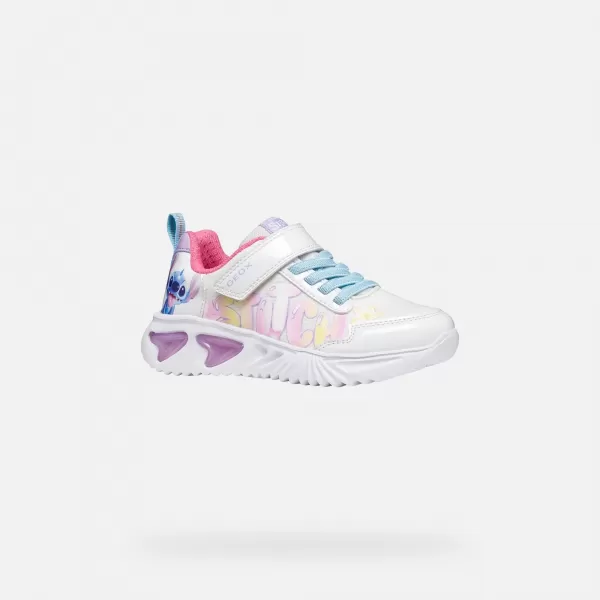  Adidași pentru fete GEOX ASSISTER J65E9B0AN02C0653 ALB 