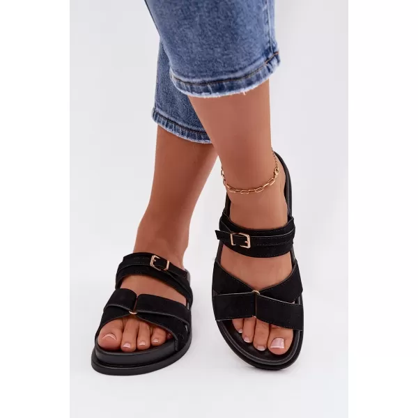  Papuci de damă BOTO SELORINA 41592 NEGRU 