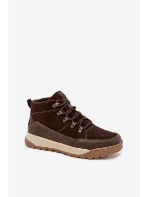 Pantofi bărbați BIG STAR SS174263 MARO/BEJ Pantofi Big Star
