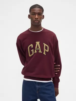 Hanorac pentru bărbați GAP LOGO SWEATSHIRT 821259-02 ROȘU TOSCAN