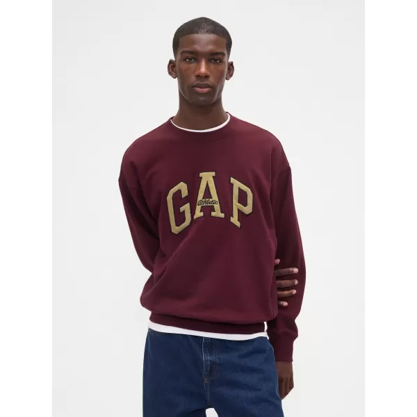  Hanorac pentru bărbați GAP LOGO SWEATSHIRT 821259-02 ROȘU TOSCAN 