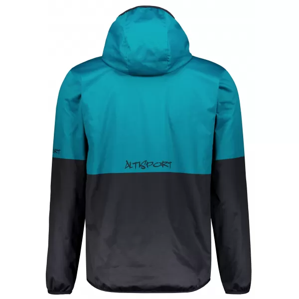  Jachetă softshell premium pentru bărbați ALTISPORT VOJ/ALM051JACK01 KEROSEN/NEGRU 