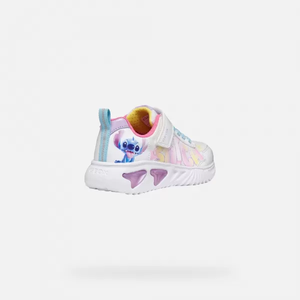  Adidași pentru fete GEOX ASSISTER J65E9B0AN02C0653 ALB 