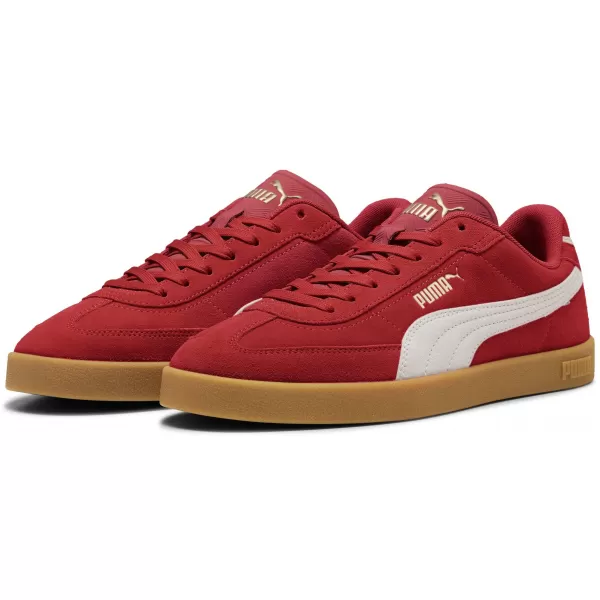  Cizme PUMA CLUB II ERA SUEDE 400717-08 FORATRED/P.WHITE/ FORATRED/P.WHITE/PUMA GOLD 