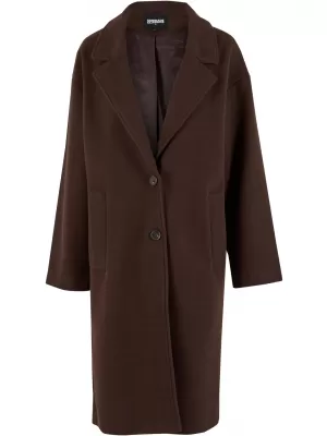 Palton de damă URBAN CLASSICS TB6073 MARO CALD