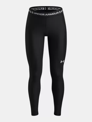 Jambiere pentru fete UNDER ARMOUR HEATGEAR LEGGING 6009975-001 NEGRU