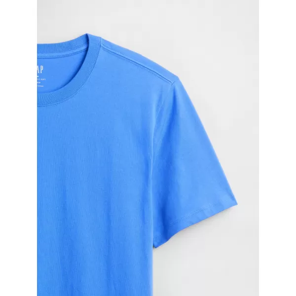  Tricou pentru bărbați GAP LOGO CREW TEE 842063-69 BELLE BLUE 