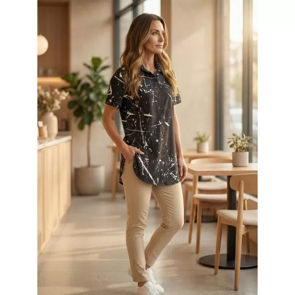  Cămașă premium pentru femei ALTISPORT VOJ/ALW034KOS01 NEGRU 