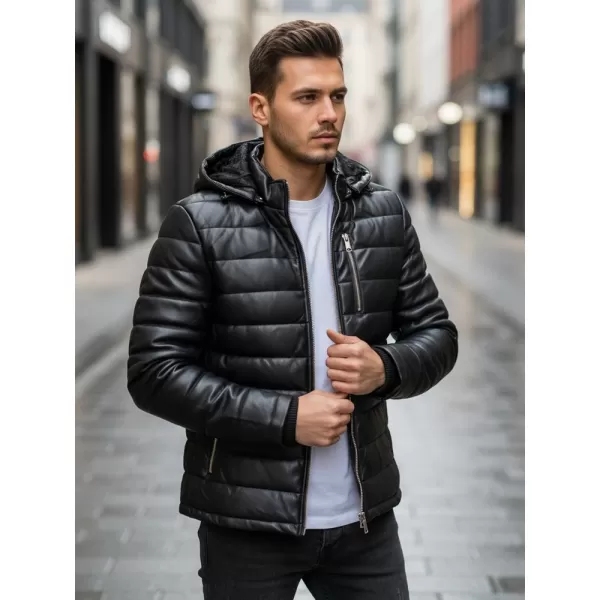  Jachetă pentru bărbați DSTREET TX5116 NEGRU 