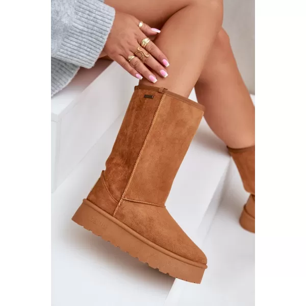  Pantofi de damă BIG STAR OO274893 MARO/BEJ Pantofi Big Star 